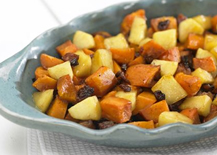 Maple Ginger Sweet Potatoes and Apples