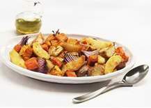 Apples Roasted with Root Vegetables